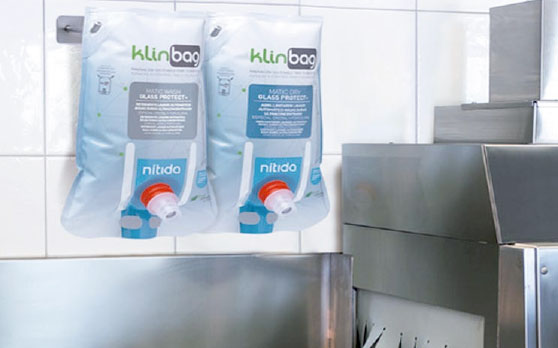 Klinbag by Nítida, un sistema revolucionario, eficiente, sostenible y seguro para el lavado automático de vajilla y cristalería